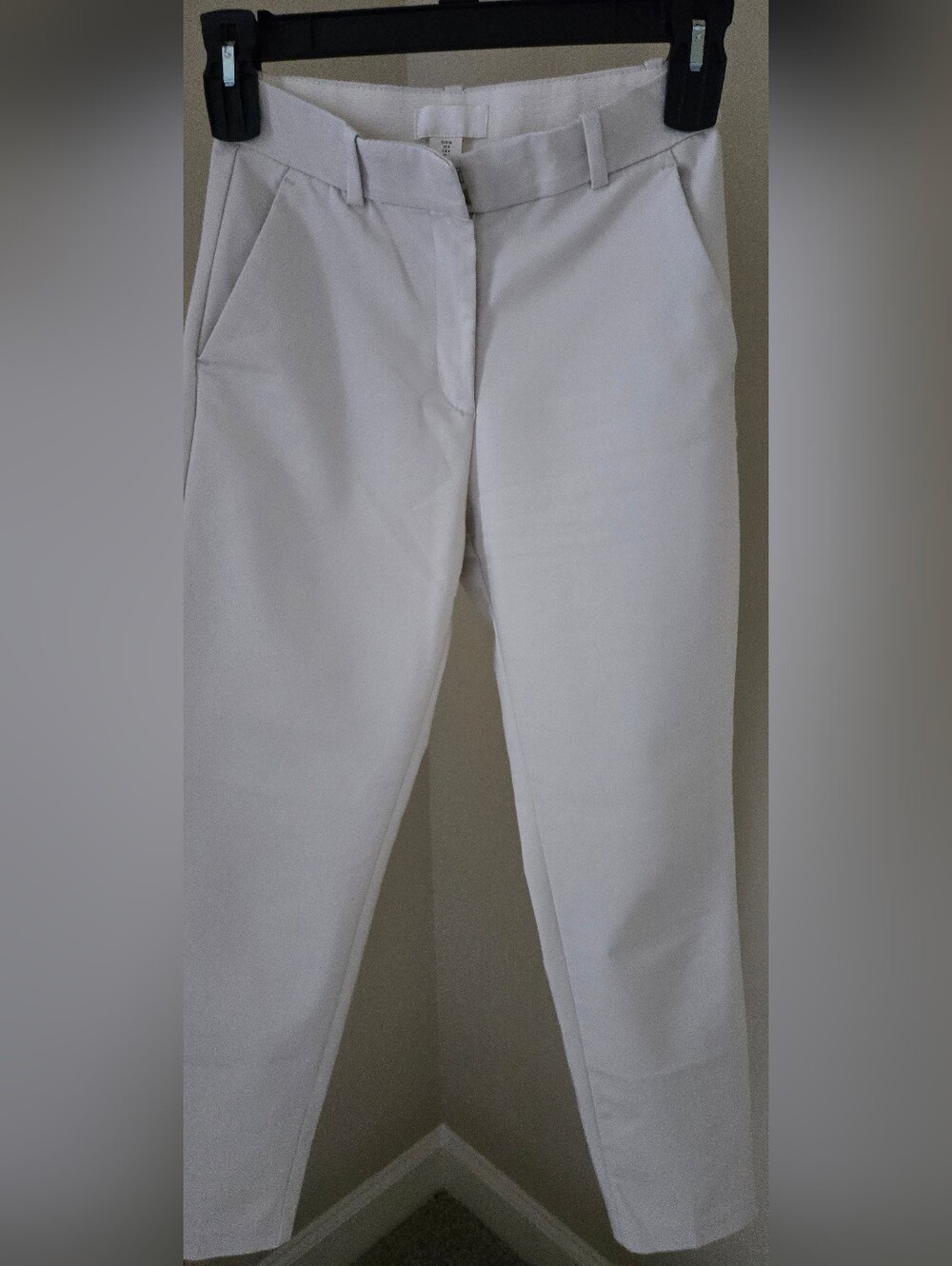 H&M Cream Slim Chinos
